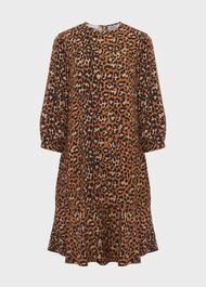 Prim Tunic Dress, Black Vicuna, hi-res