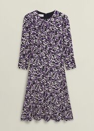 Paige Jersey Dress, Purple Multi, hi-res