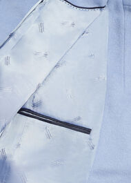 Petite Cavendish Wool Coat, Pale Blue, hi-res
