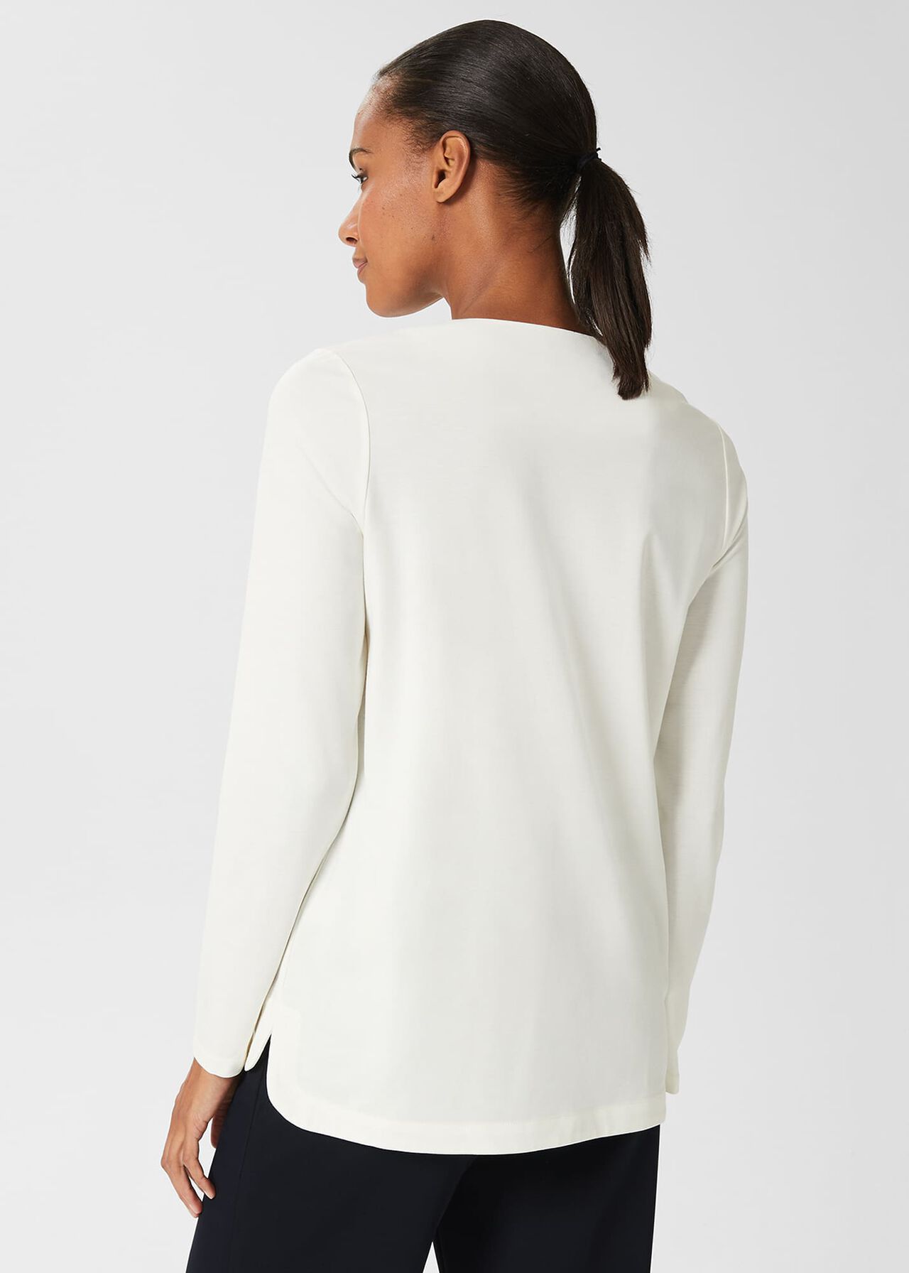 Kelsey Tunic Top, Ivory, hi-res