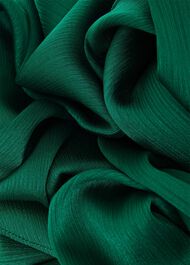 Viola Satin Fit And Flare Dress, Meadow Green, hi-res
