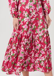 Marilyn Midi Dress, Fuchsia Multi, hi-res