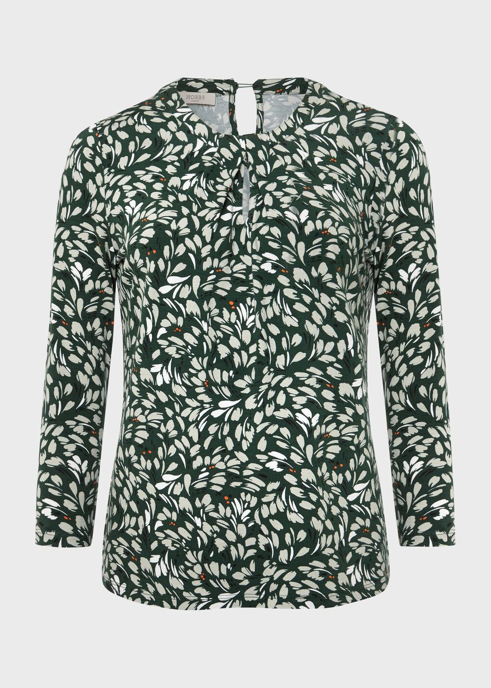 Julia Printed Top, Green Multi, hi-res