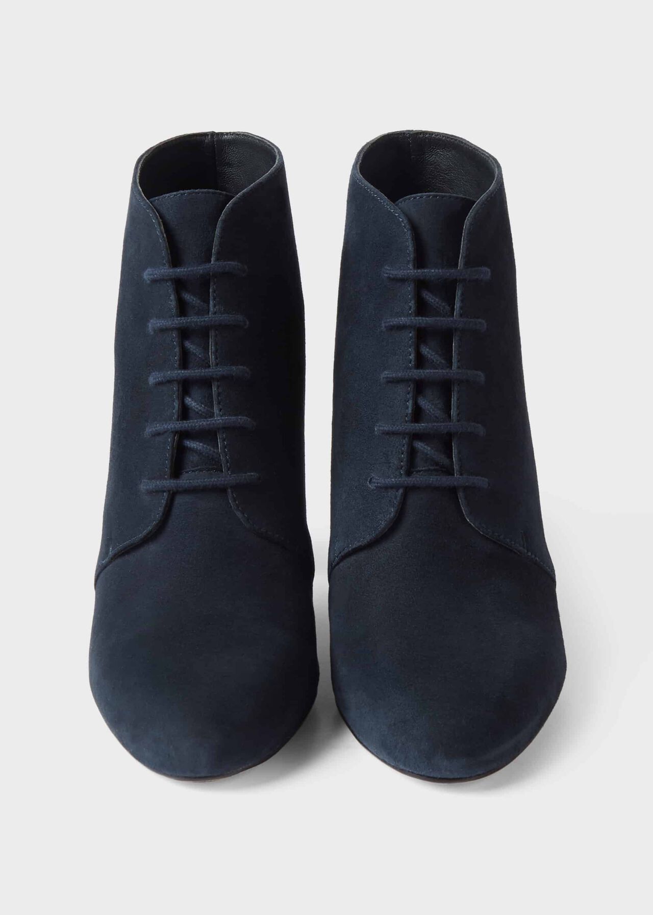 Patricia Suede Ankle Boots, Navy, hi-res