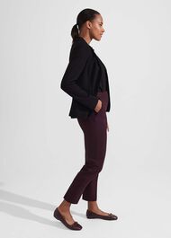 Petite Gael Trousers, Plum Purple, hi-res
