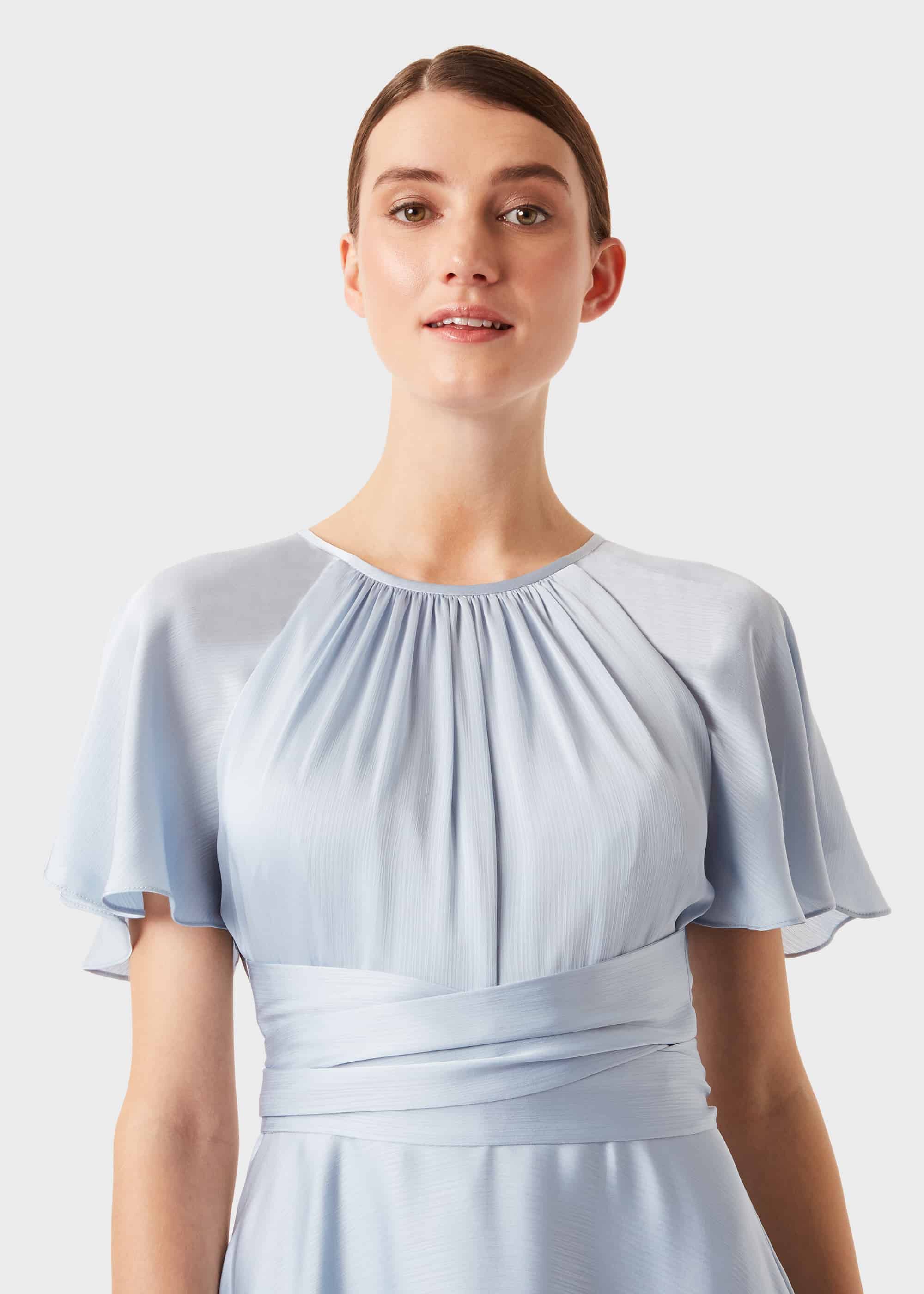 hobbs pale blue dress