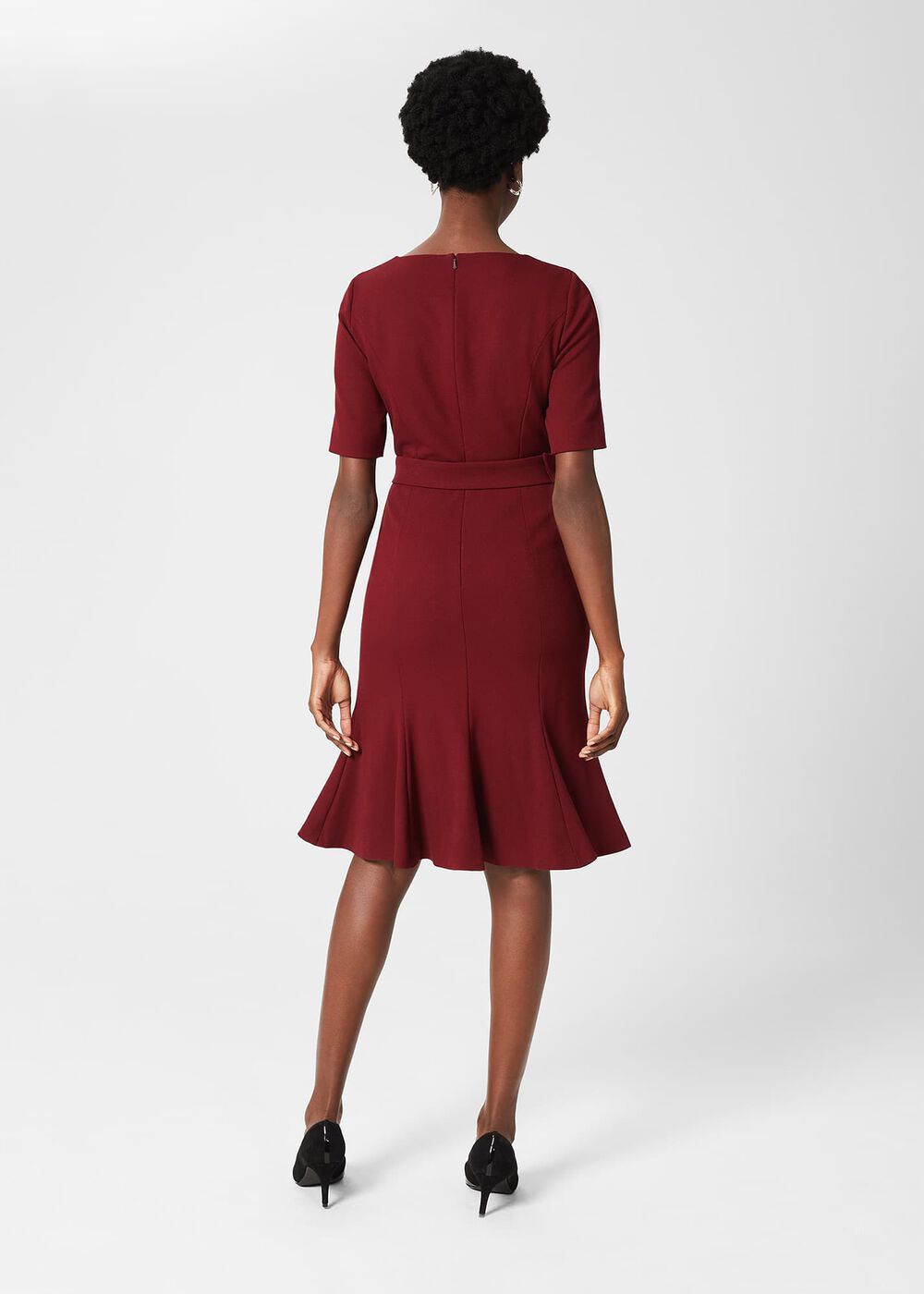 Bria Dress, Merlot, hi-res