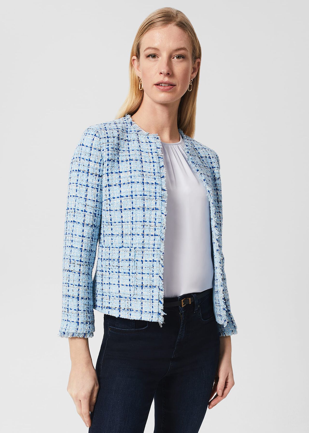 Lorraine Jacket, Blue Multi, hi-res