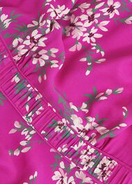 Bronwyn Silk Dress, Pink Multi, hi-res