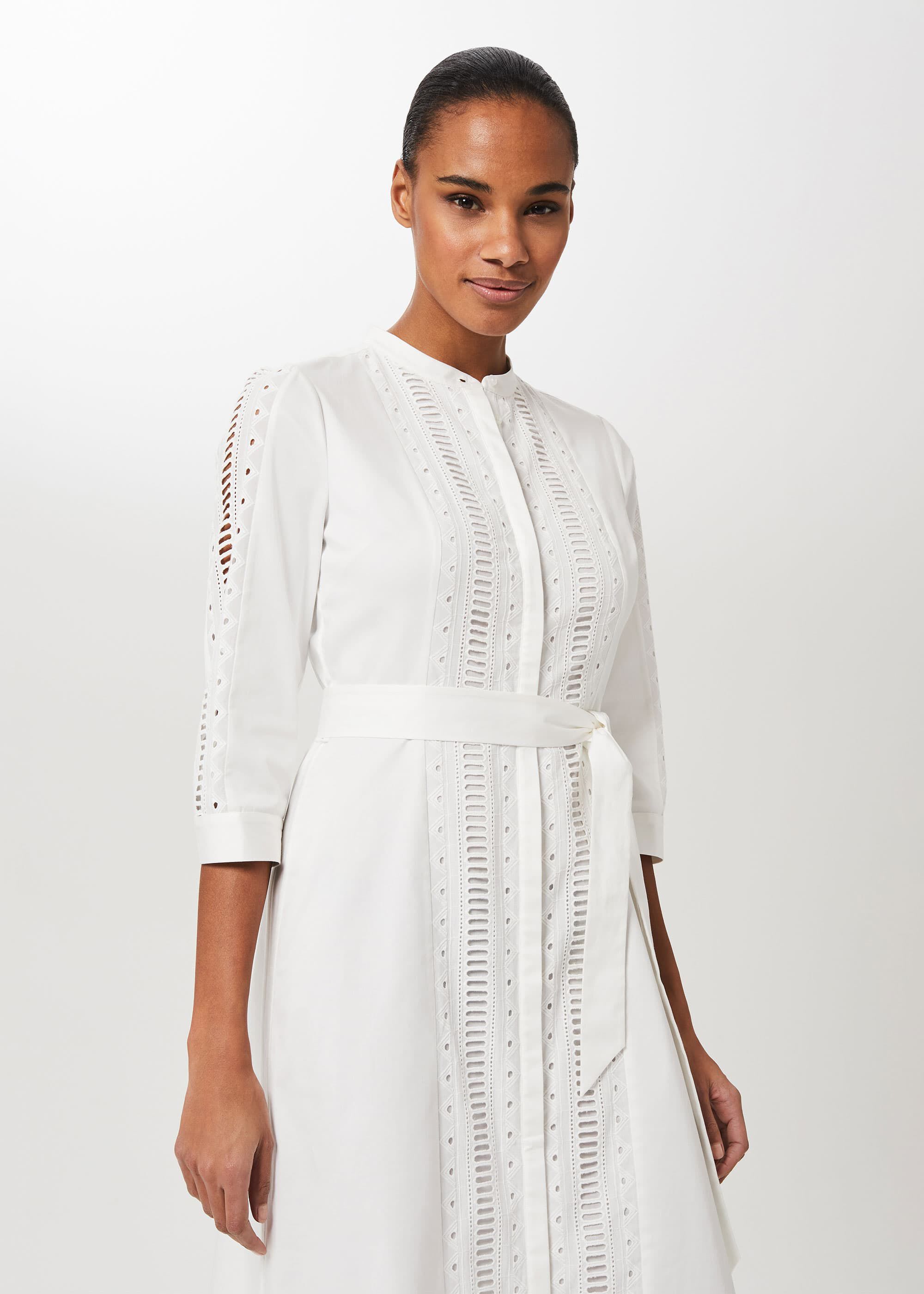 Diana Broderie Midi Dress