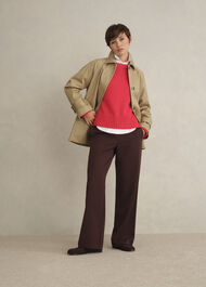 Callie Car Shower Resistant Coat, Fawn Beige, hi-res