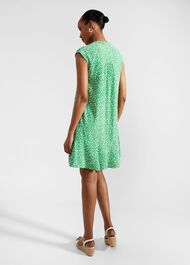Janey Dress, Green Cream, hi-res