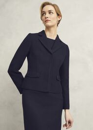 Adrian Tweed Jacket, Navy, hi-res