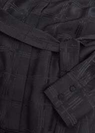 Sloane Silk Dress, Black, hi-res