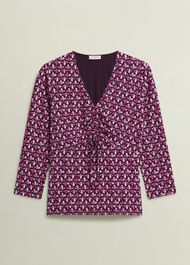 Simmy Printed Top, Zinnia Multi, hi-res