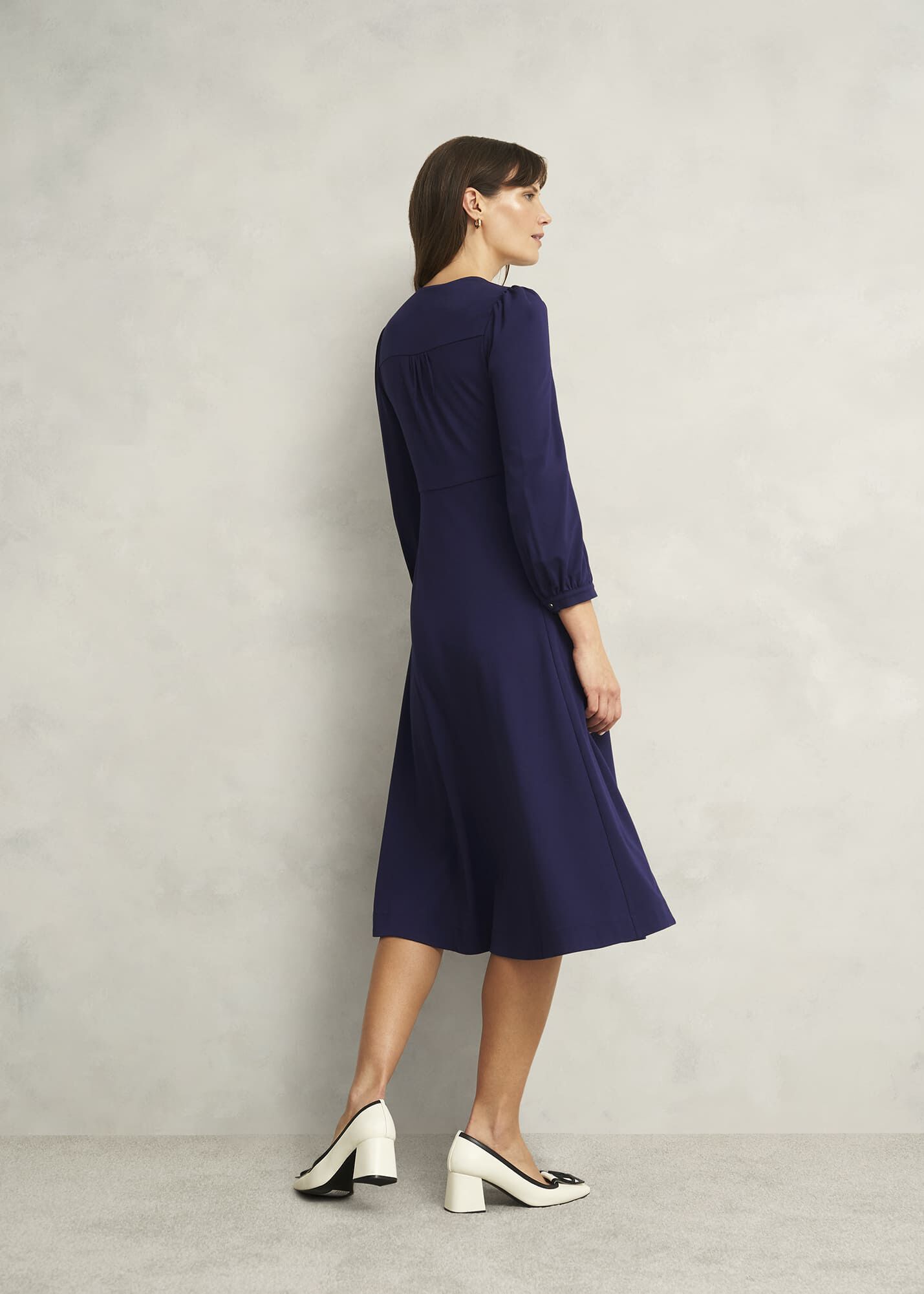 Agatha Ponte Dress | Hobbs UK |