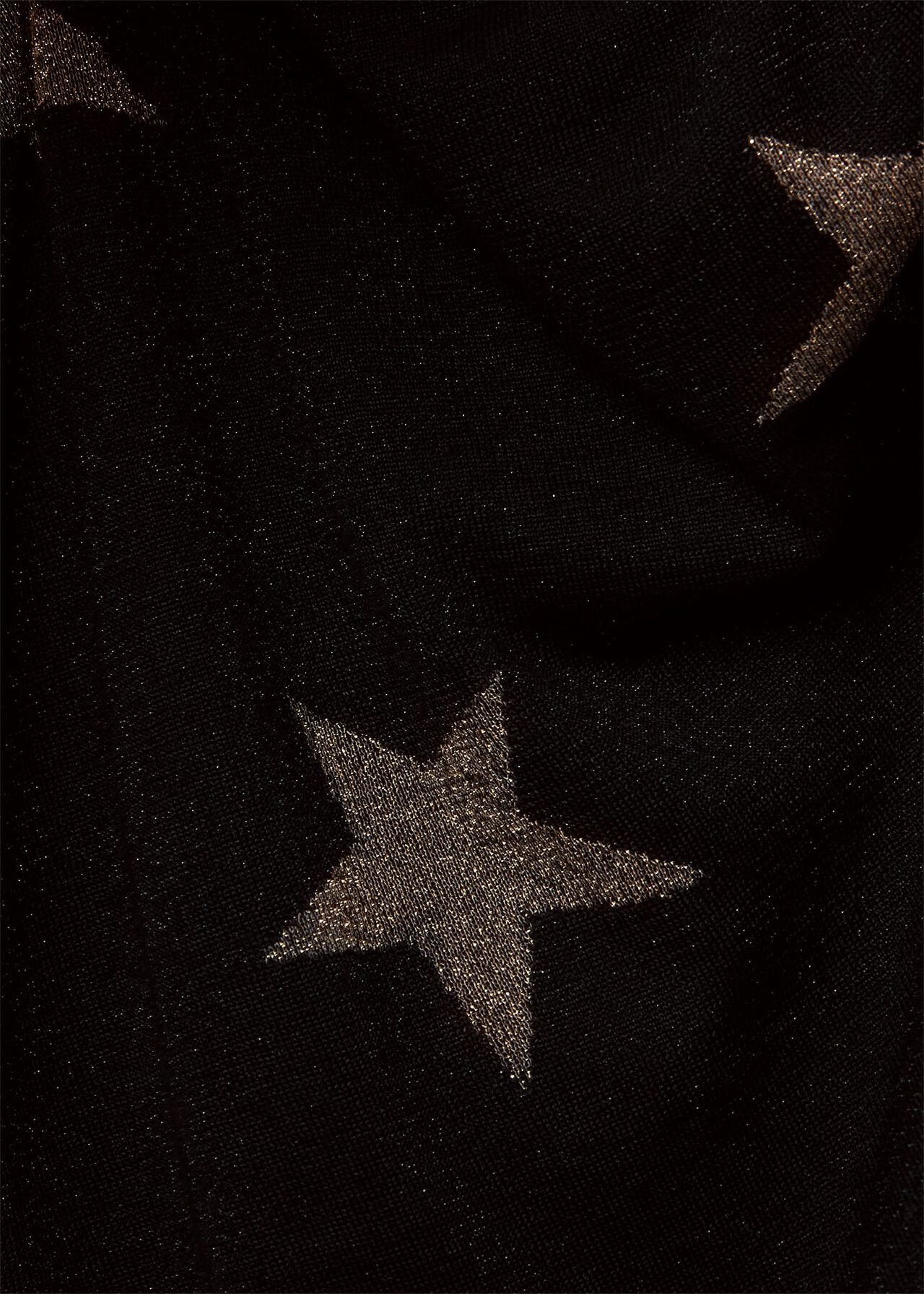 Deborah Lurex Star Jumper, Black Gold, hi-res