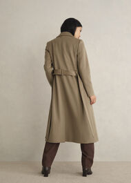 Livia Wool Wrap Coat, Neutral, hi-res