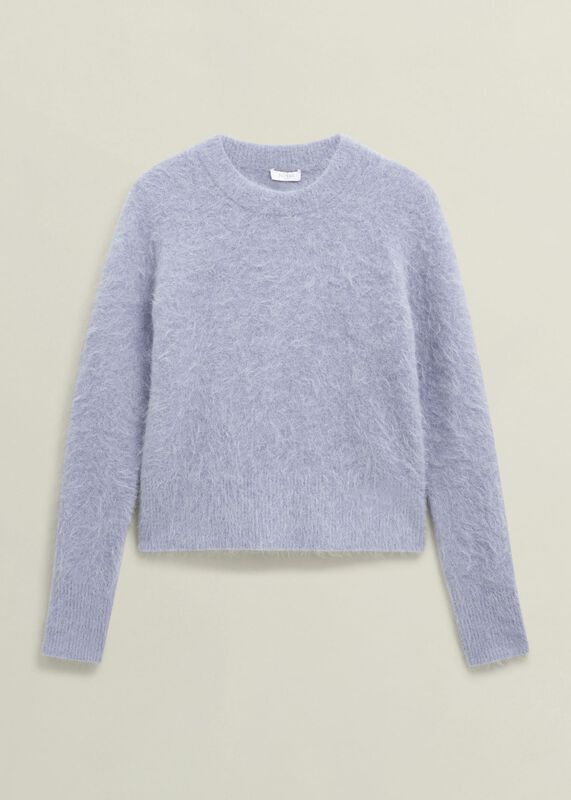 Felicity Alpaca Blend Fluffy Brushed Jumper