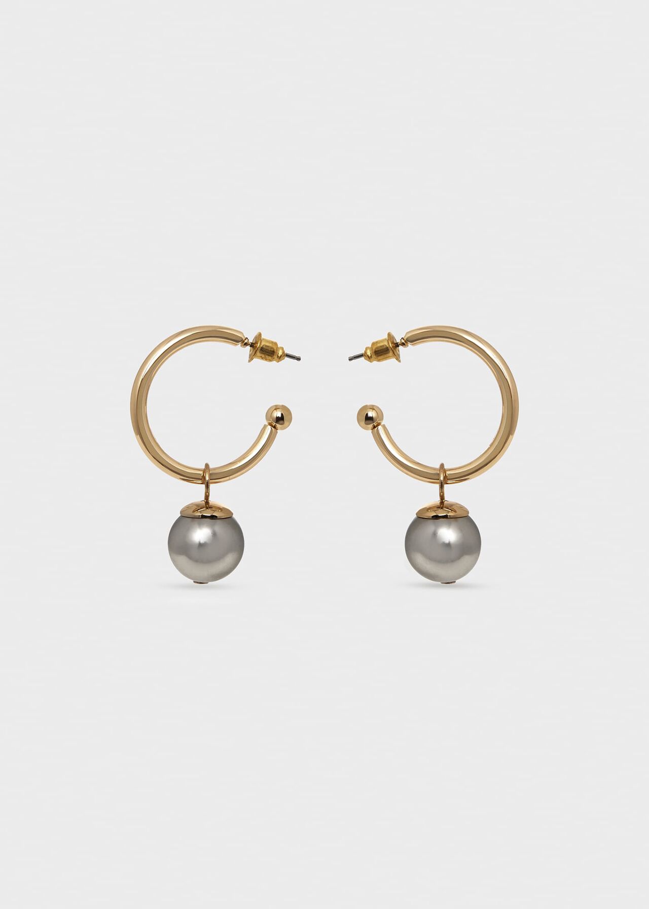 Antonella Earrings, Silver, hi-res