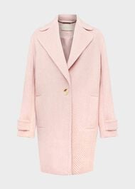 Petite Carmina Wool Blend Coat, Pale Pink Ivory, hi-res