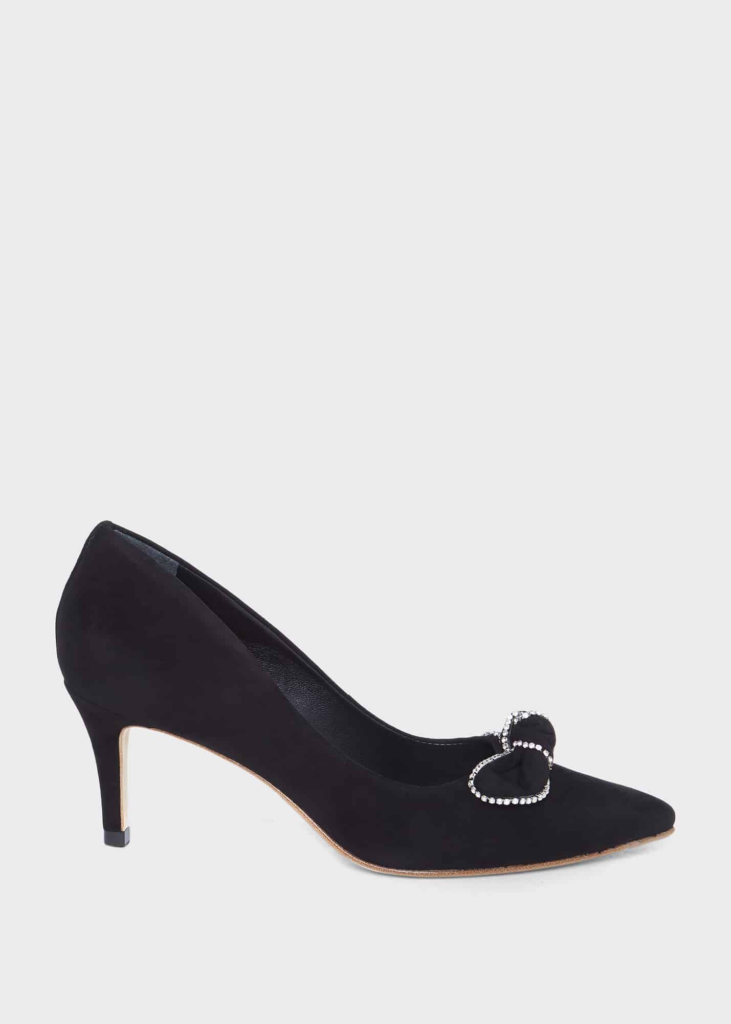 Hobbs black sales court shoes