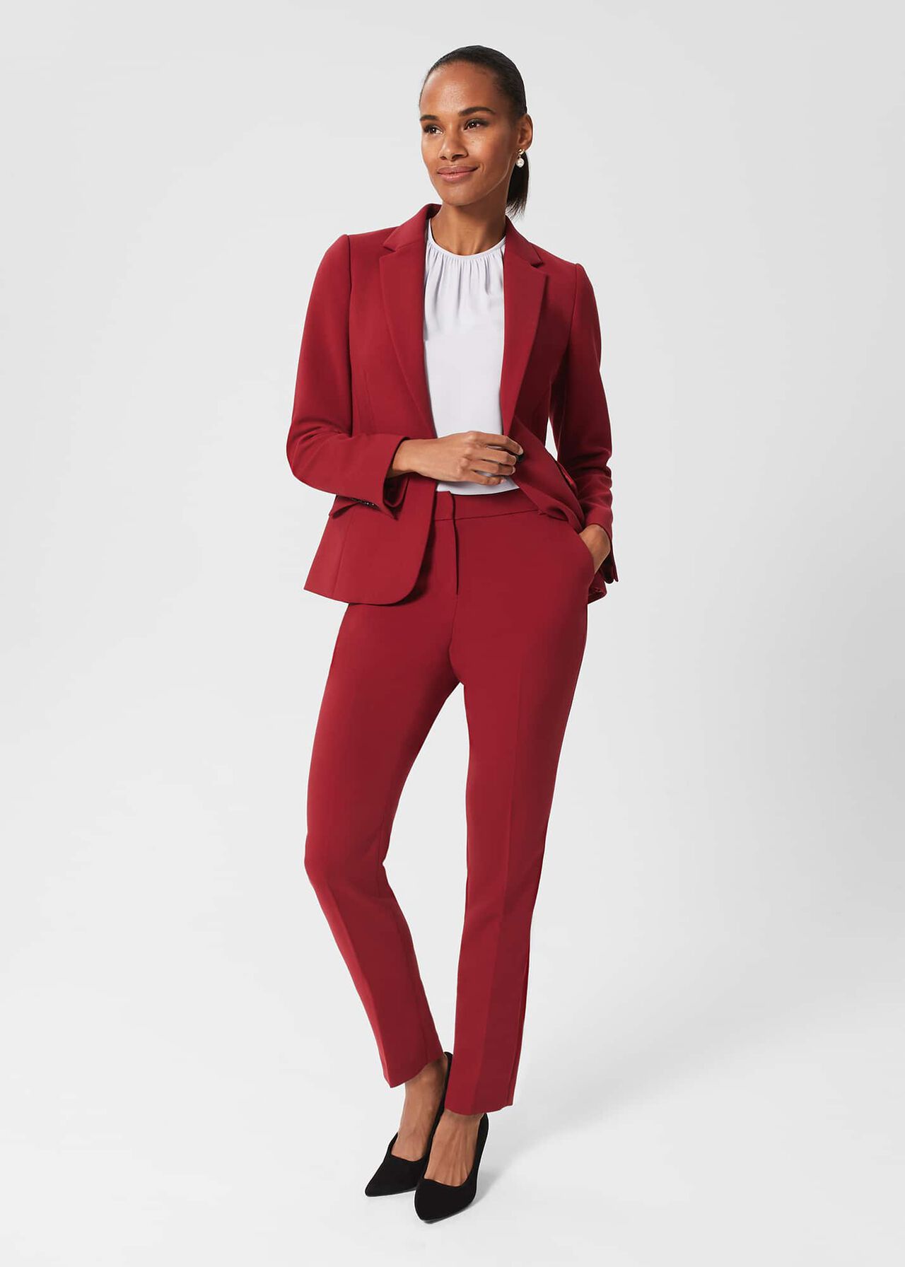 Suki Trousers, Rhubarb Red, hi-res