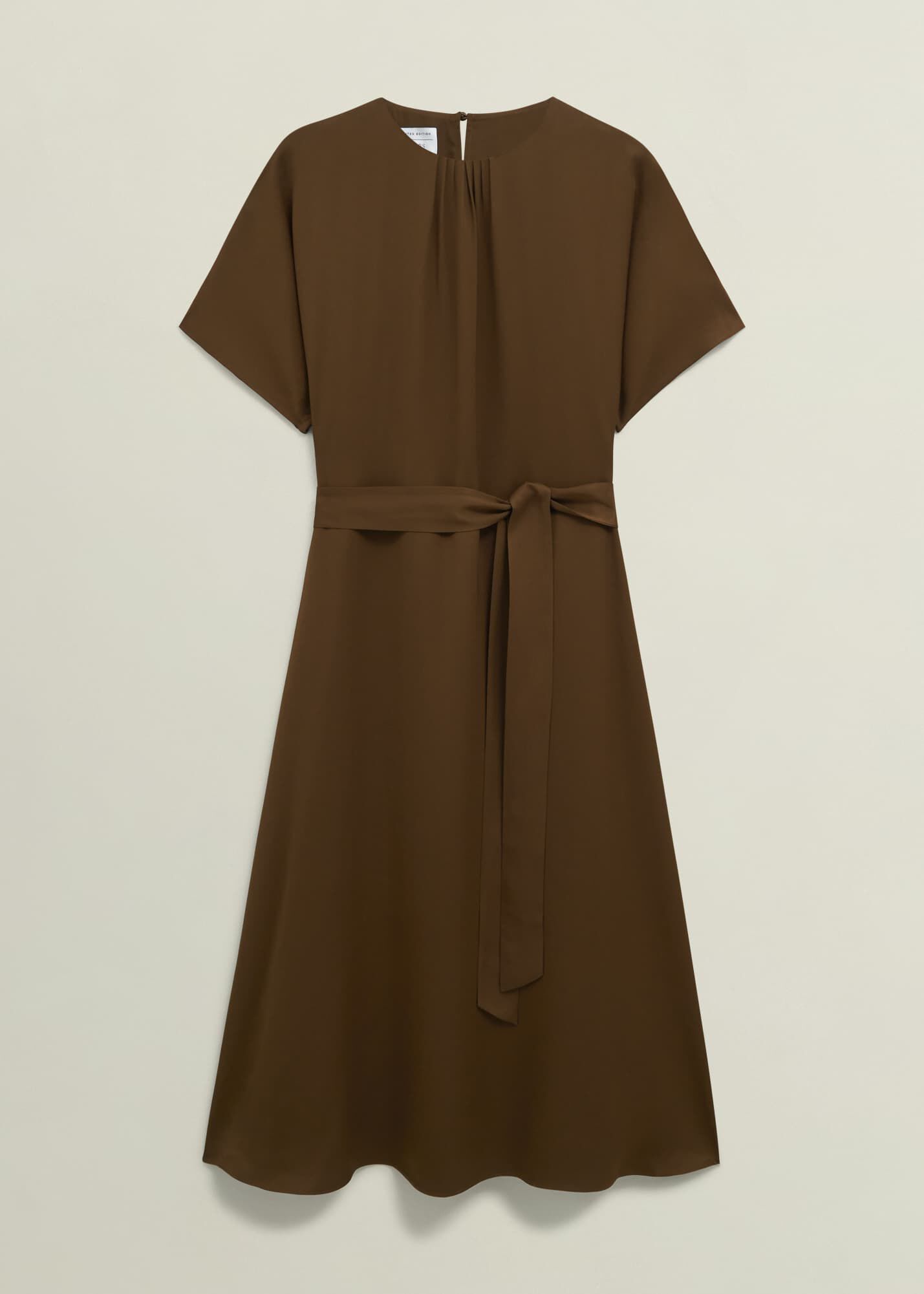 【Hobbs London】Darracott タイウエスト ミディドレス BROWN Darracott Tie Waist Midi Dress | Hobbs UK |
