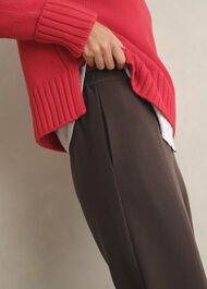 Marina Trousers, Deep Brown, hi-res