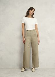 Kimmi Crop Trousers, Neutral, hi-res