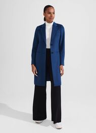 Tilda Wool Coat, Steel Blue, hi-res