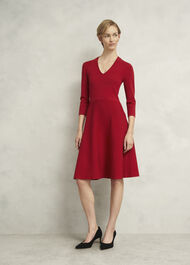 Petite Scarlett Dress, Pomegranate Red, hi-res