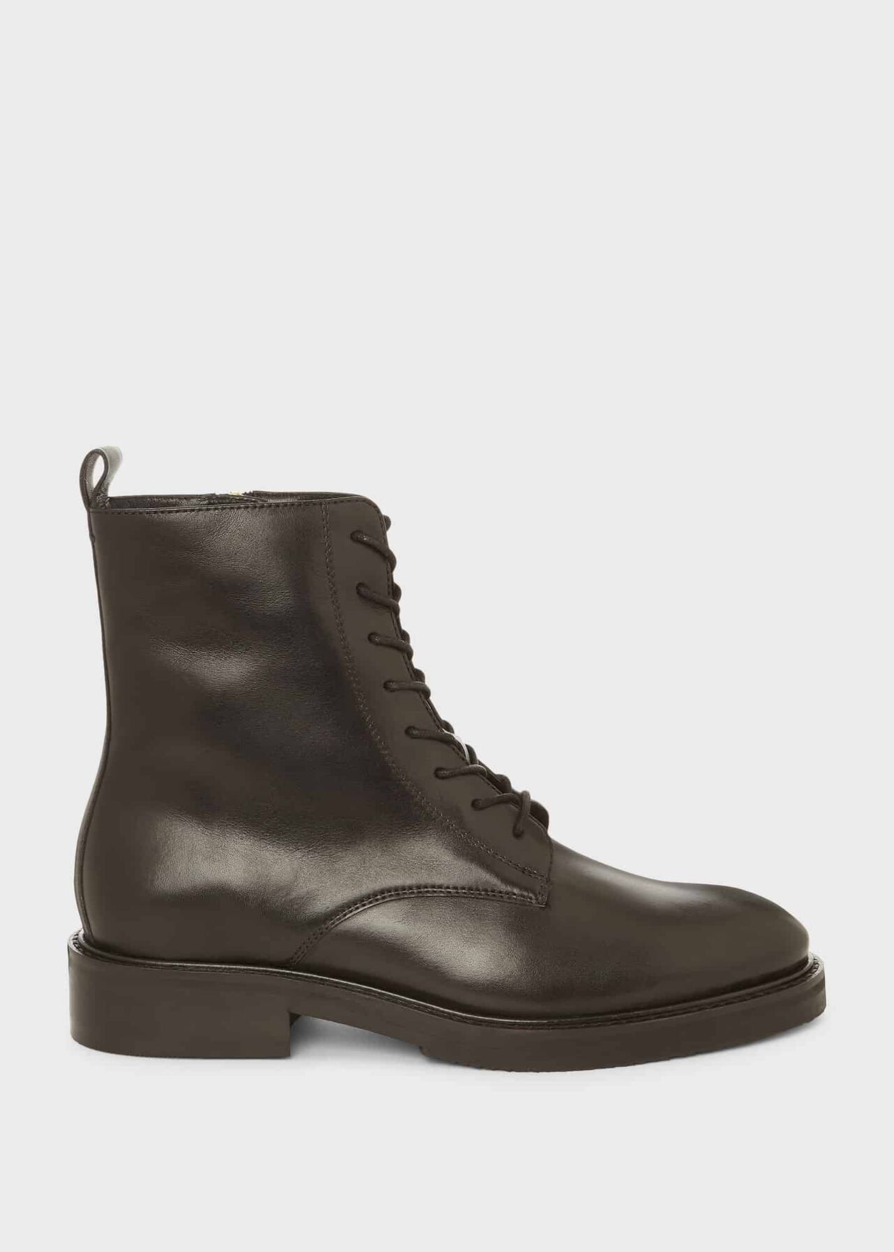 Elena Leather Ankle Boots, Black, hi-res