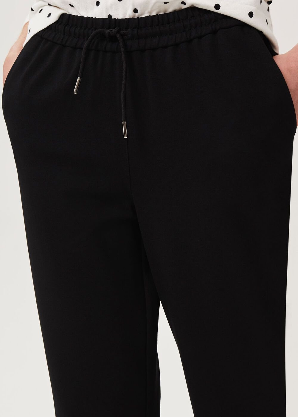 Isla Ponte Jersey Jogger, Black, hi-res