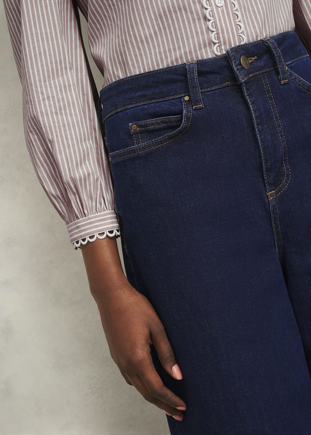 Brinley Crop Jeans, Indigo, hi-res