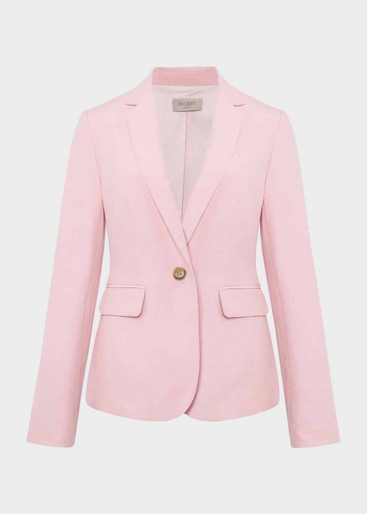 Trinity Silk Blend Jacket, Pale Pink, hi-res