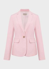 Trinity Silk Blend Jacket, Pale Pink, hi-res
