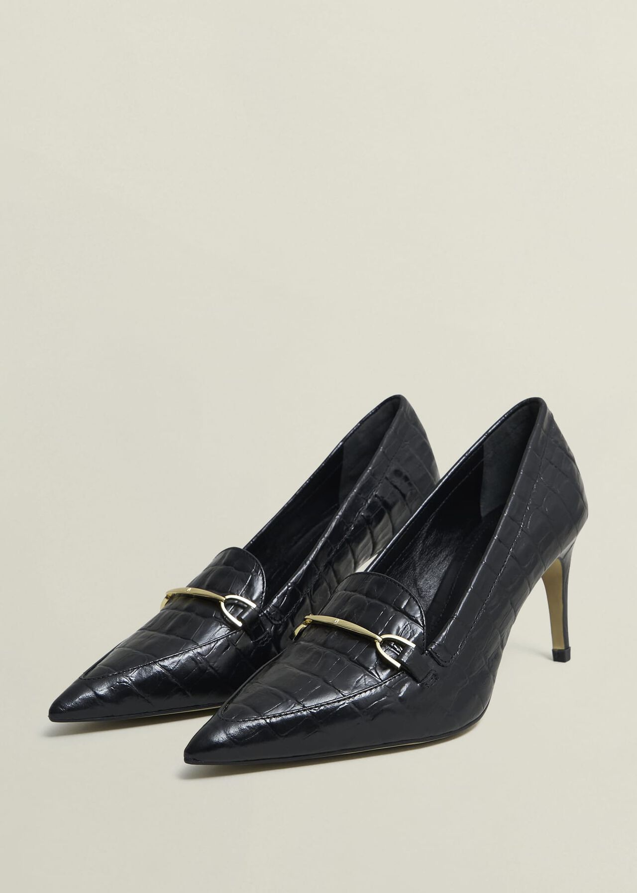 Ros Pumps, Black, hi-res