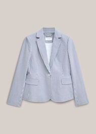 Blake Seersucker Jacket, Blue White, hi-res