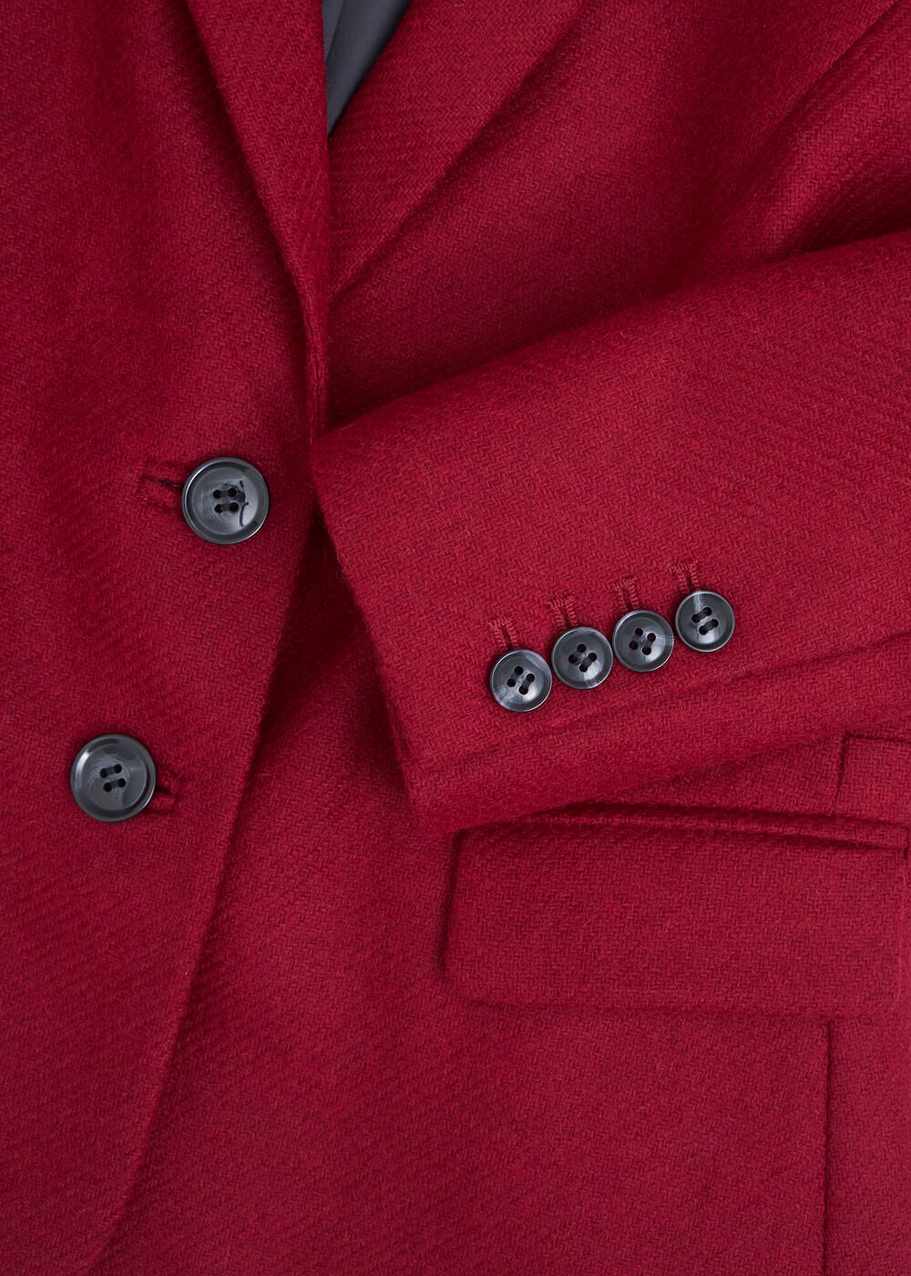 Petite Hackness Wool Jacket, Red, hi-res