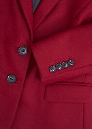 Petite Hackness Wool Jacket, Red, hi-res