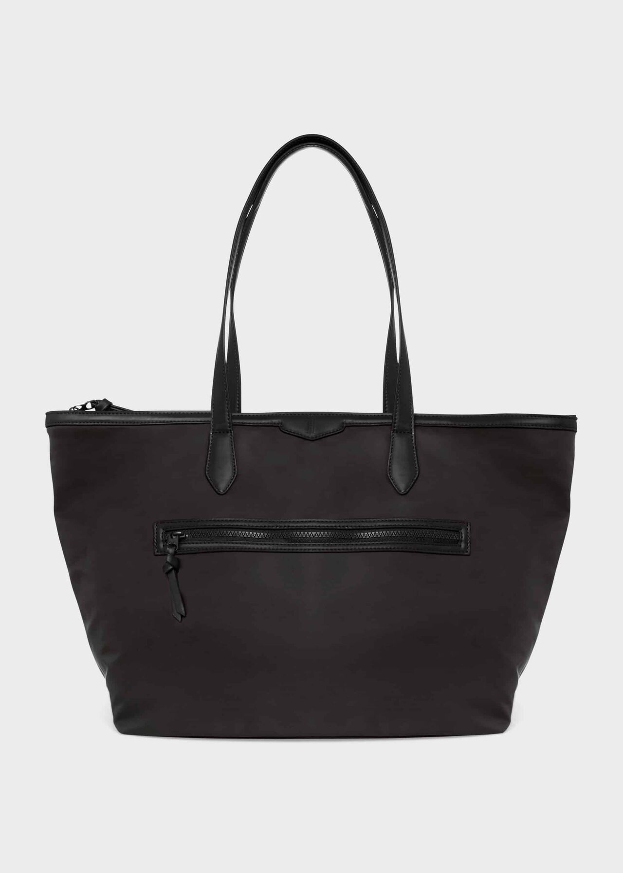 Norfolk Nylon Tote Bag, Black, hi-res