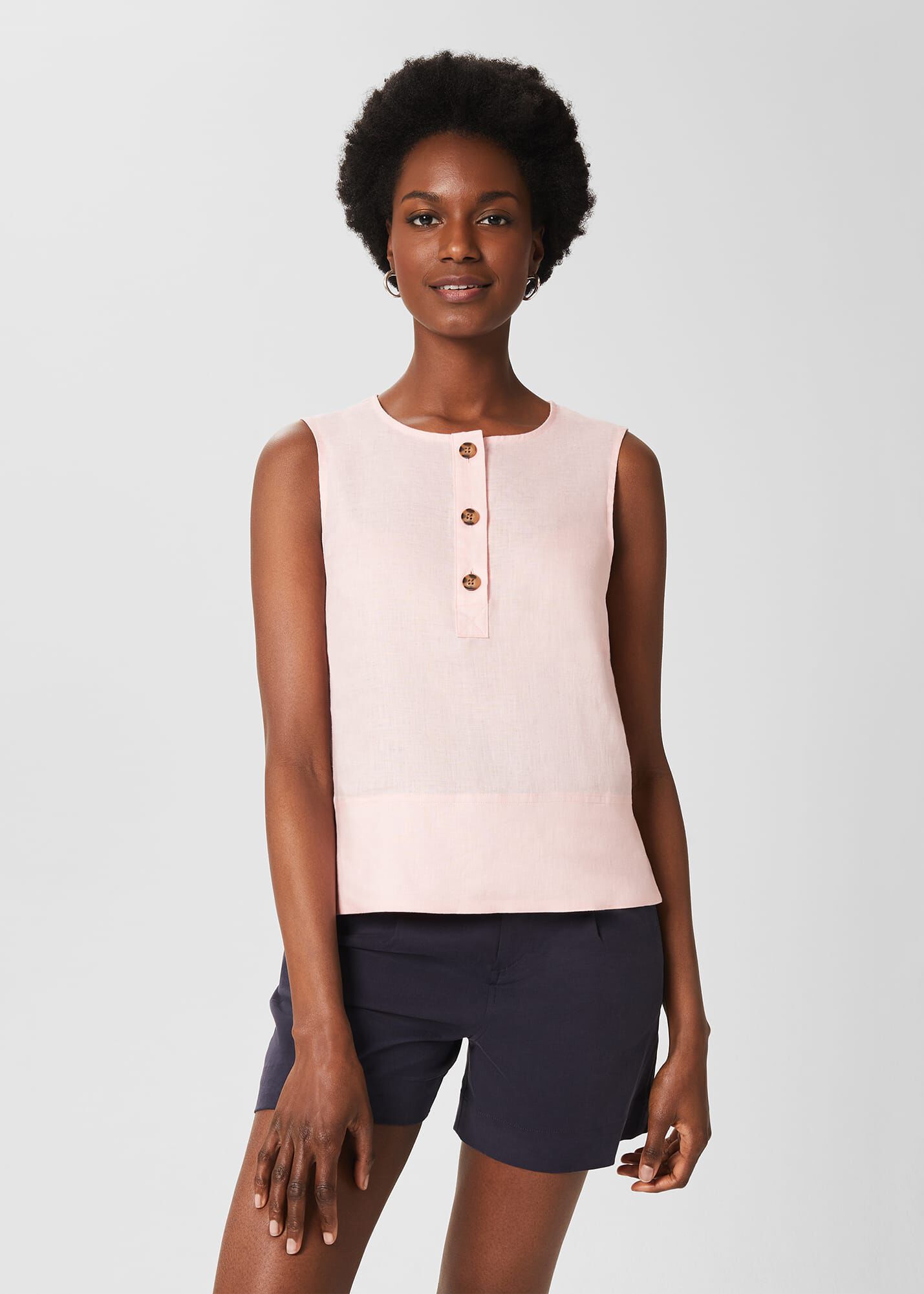 Gayle Linen Top | Hobbs