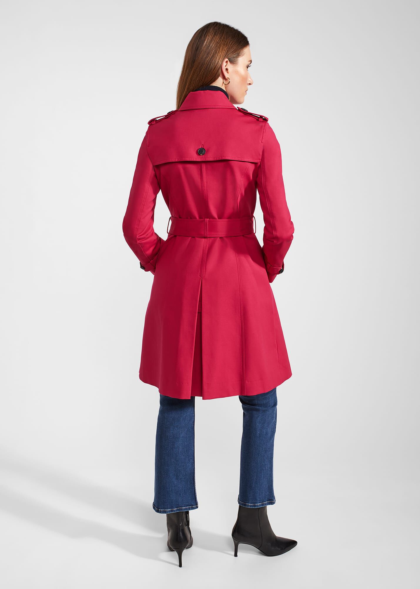 Petite Saskia Shower Resistant Trench Coat Hobbs UK
