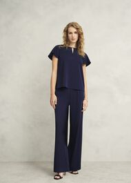 Lulu Embellished Top, Midnight, hi-res
