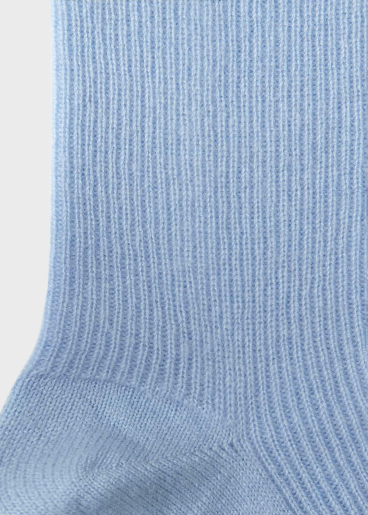 Mabel Cashmere Socks, Pale Blue, hi-res