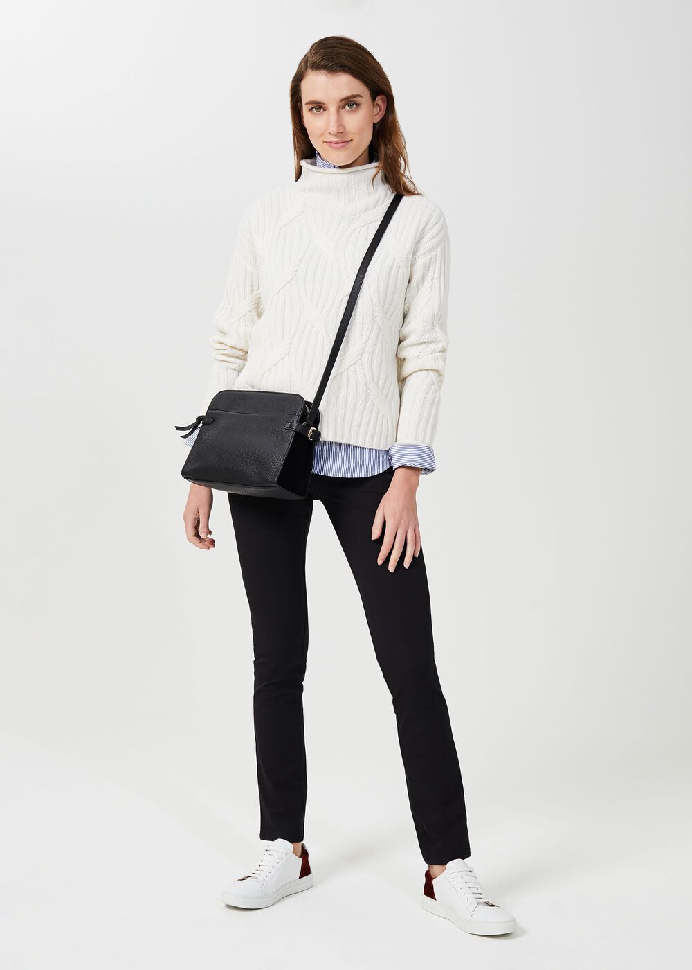 Amanda Skinny Jeans With Stretch, Black, hi-res