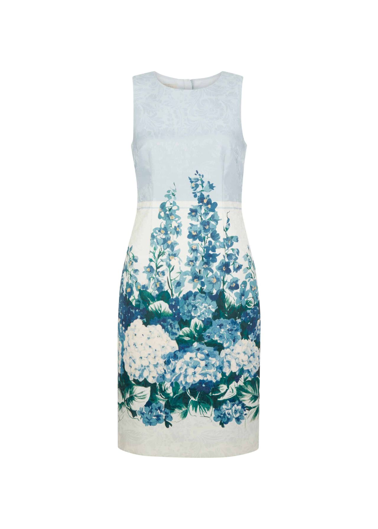 Hydrangea Shift Dress Blue Multi