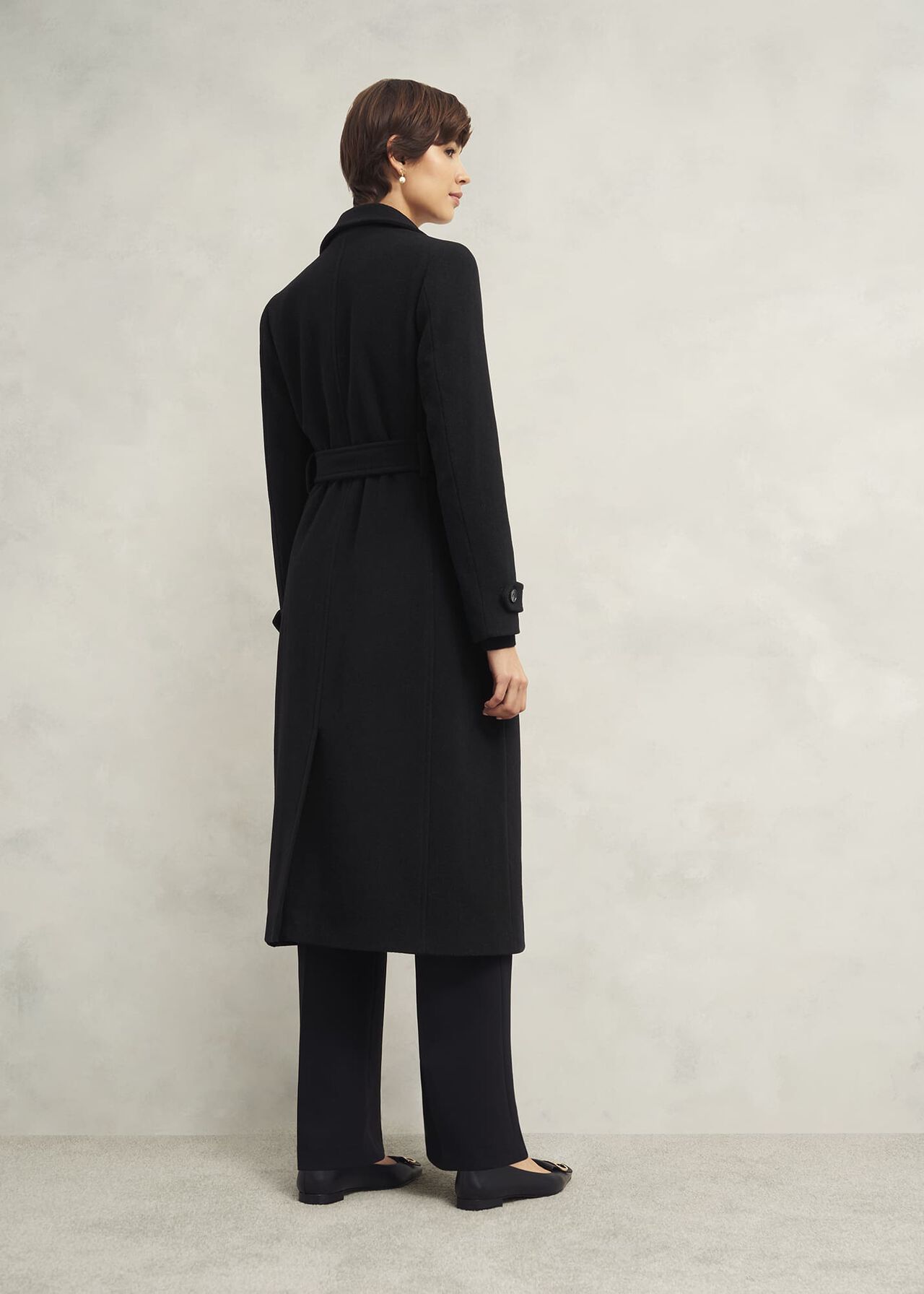 Yasmina Wool Blend Coat, Black, hi-res