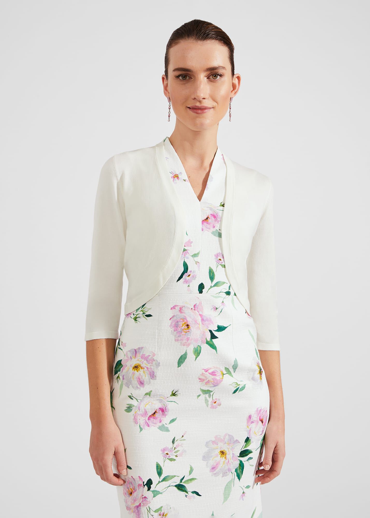 Hobbs navy bolero new arrivals